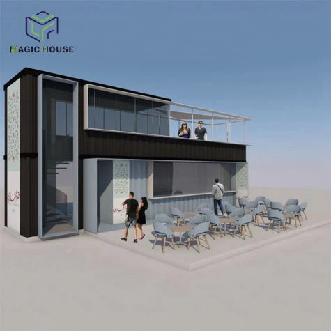 Kafijas bārs ar modulāru  20 pēdu konteineru